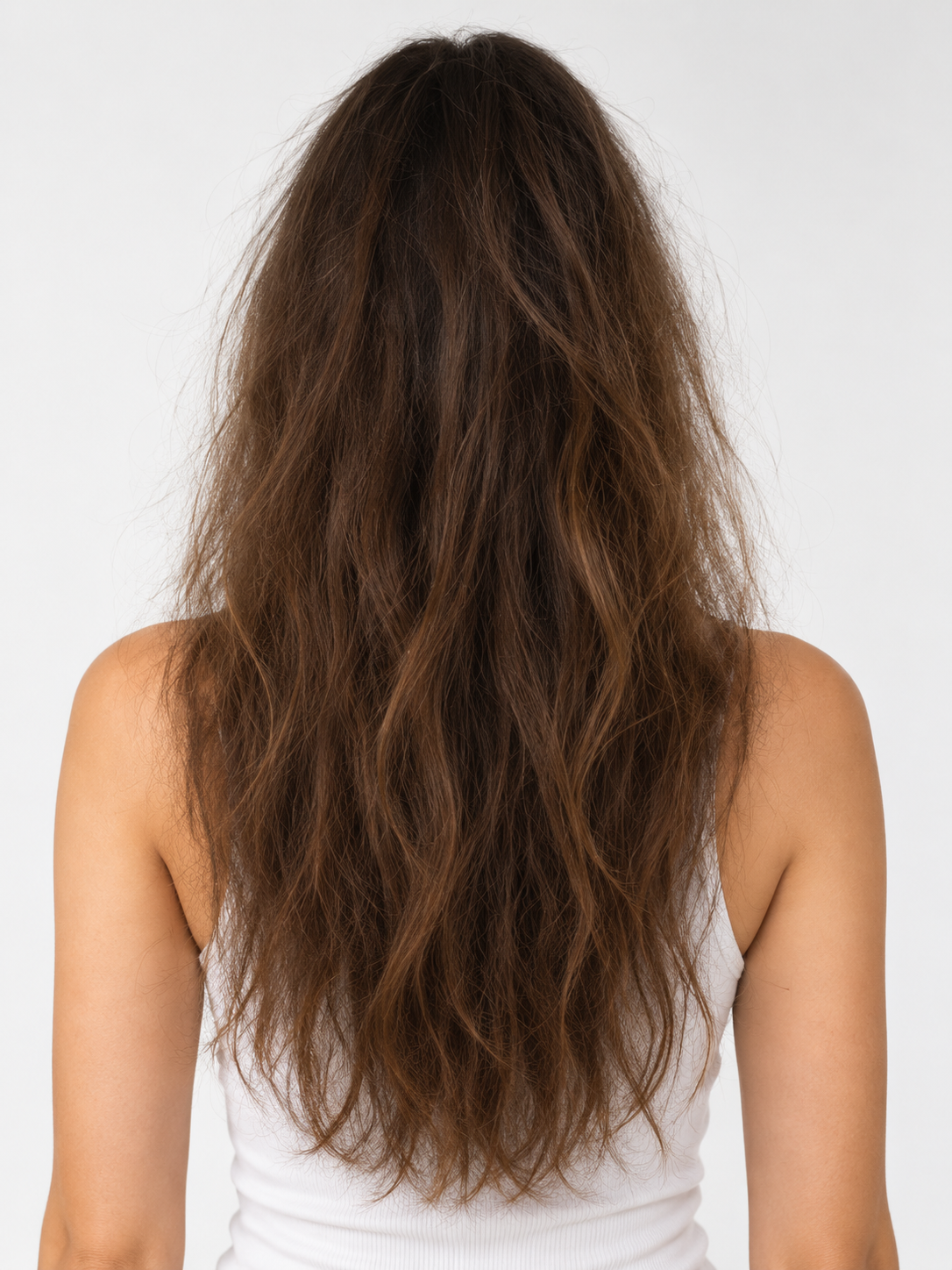 Hair before using FUAVE